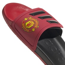 adidas Badeschuhe Adilette TND Manchester United (Klettverschluss, Cloudfoam Zwischensohle) rot/schwarz - 1 Paar